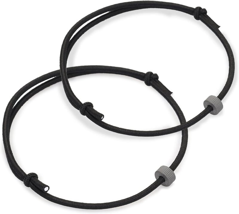 ECBANLI Bracelet Car Window Breaker, Wrist Strap with Tungsten Carbide Bead Vehicle Emergency Self Rescue Tool, Wristbands Breaking Tempered Safety Glass Rapid Escape, 2 Pack - Image 1